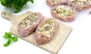 Лодочки из фарша с начинкой: заготовки