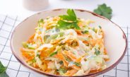 Салат из редьки и моркови с майонезом
