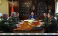 Лукашенко заслушивает доклад по тематике плана строительства и развития Вооруженных Сил