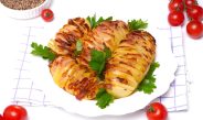 Картошка гармошка с беконом в аэрогриле