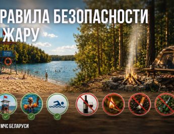 Жаркая погода: помните о правилах безопасности.