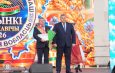 На Дожинках подвели итоги областного конкурса на лучшую скульптуру из соломы.